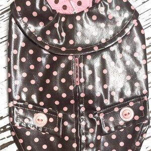 Polka Dot Dog Rain Jacket